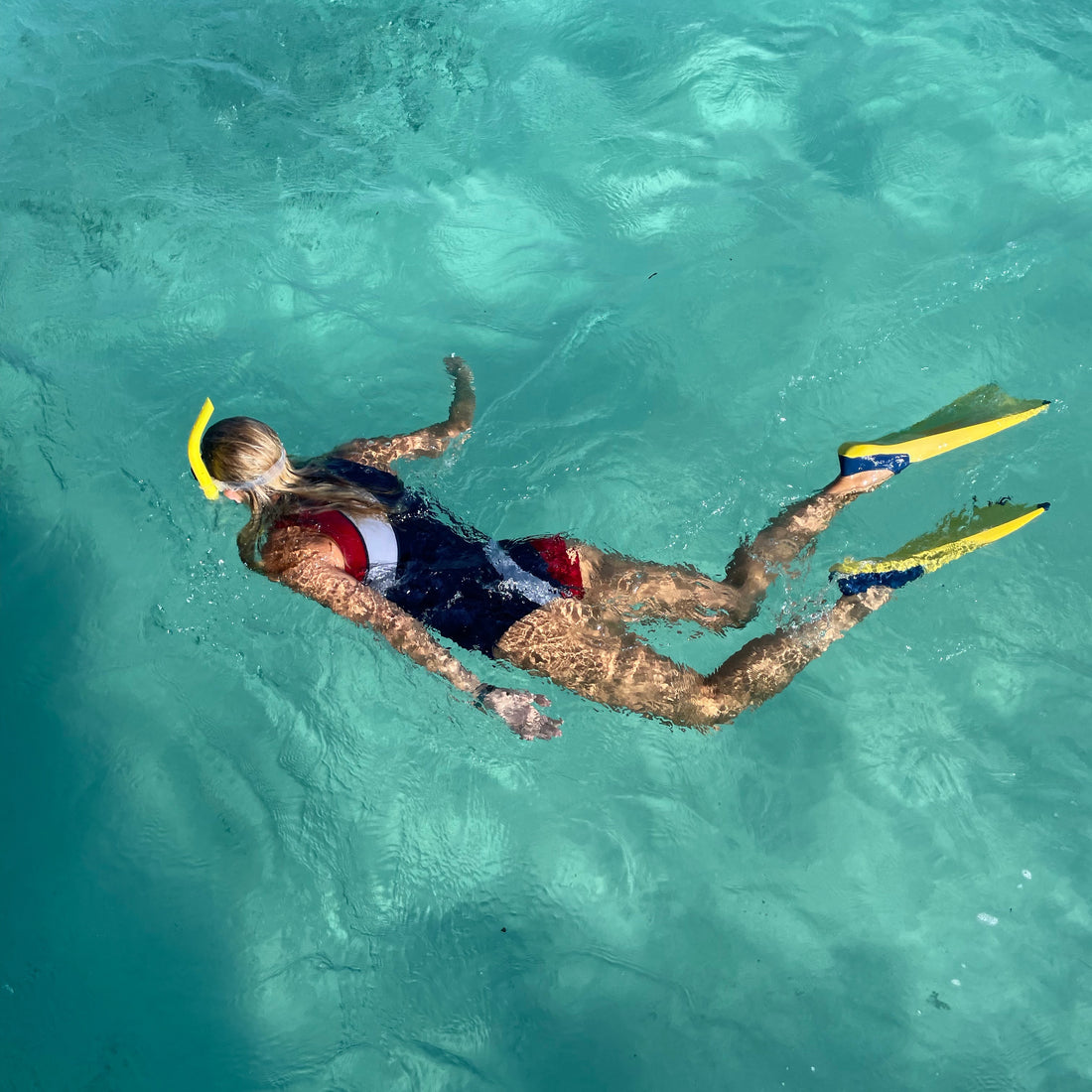 Swimming in Heron Island 