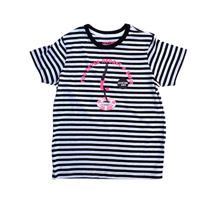 TSHIRT 'YOU NEVER REGRET A SWIM' DIVER INTO SWIM RING BLACK