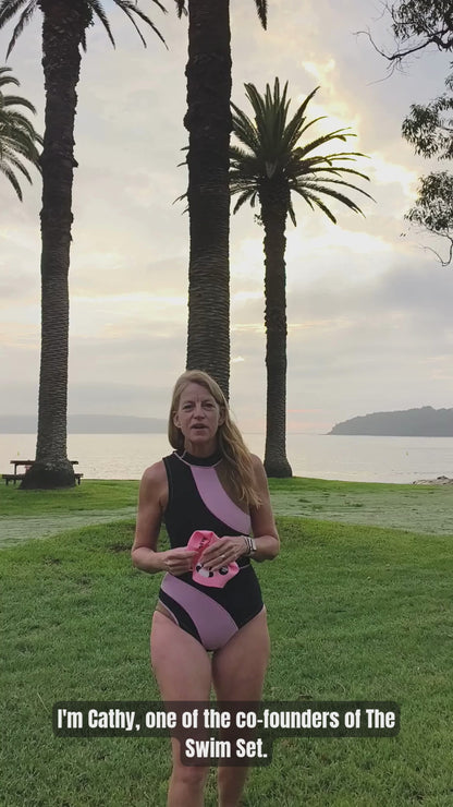 SLEEVELESS WETSUIT LULU BLACK PINK TOBACCO